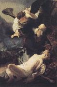 REMBRANDT Harmenszoon van Rijn Abraham's Sacrifice (mk33) oil painting on canvas